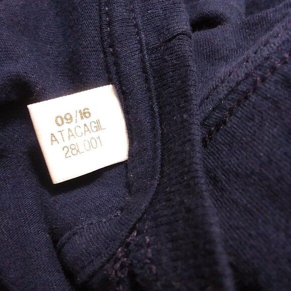 Adidas Tee Shirt Logo Dark Navy Blue Short Sleeve Go To Tee Womens Small - Picture 5 of 5